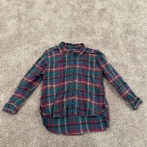 American Eagle Plaid Button Up